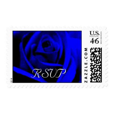 Wedding: Midnight Blue - postage stamps