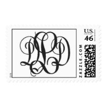 wedding mono stamps