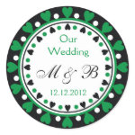 Wedding Monogram 

-  Green Hearts