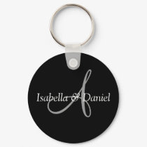 Wedding Monogram Keychains by MonogramGifts Wedding Monogram Keychains