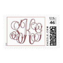 Wedding Monogram postage