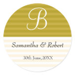Wedding Monogram Stickers