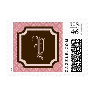 Wedding Monograms Postage Stamps