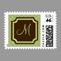 Wedding Monograms Postage Stamps