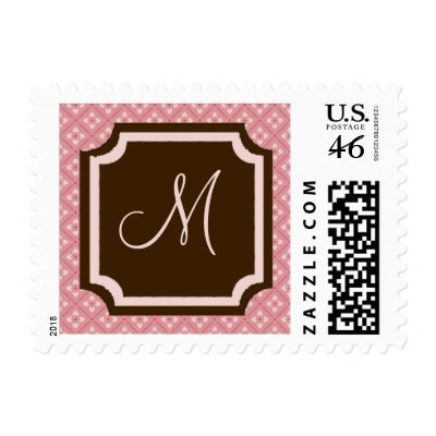 Wedding Monograms Postage Stamps