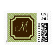 Wedding Monograms Postage Stamps
