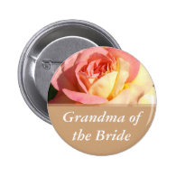 Wedding name button for grandma, grandpa, father,