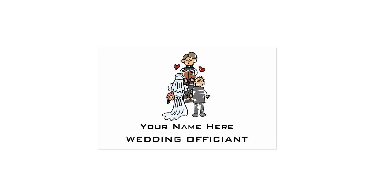 Wedding Officiant Business Cards Zazzle