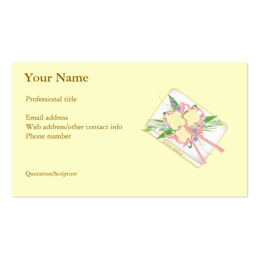 Wedding Officiant Business Cards