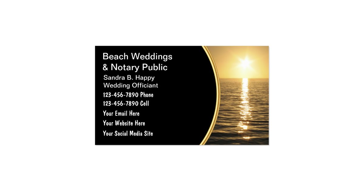 Wedding Officiant Business Cards Zazzle
