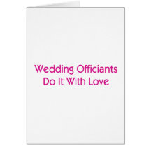 Wedding Officiants Greeting Cards