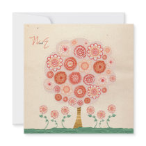 Wedding Orange Blossom Tree Printable Invitation