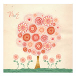 Wedding Orange Blossom Tree Printable Invitation