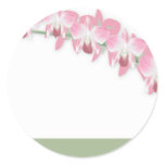 Wedding Orchids Invitation Sticker
