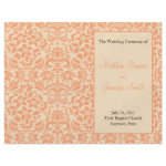 Wedding Order of Service and Ceremony Program Flyer Design
