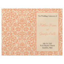 Wedding Order of Service and Ceremony Program Flyer Design