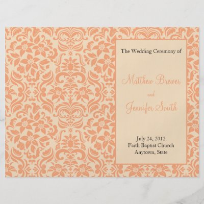 You can follow the wedding ceremony example included or write your own