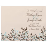 Wedding Order of Service and Ceremony Program Flyer