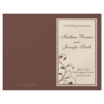 Wedding Order of Service and Ceremony Program Flyer
