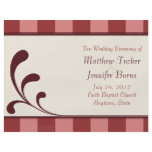 Wedding Order of Service and Ceremony Program Flyer