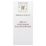 Wedding Order of Service Monogram Logo Full Color Rack Card