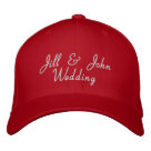 basic_structured_flexfit_cap - Wedding Couple Names Hat. Customize with your information and give to all involved in your wedding.
