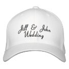 basic_structured_flexfit_cap - Wedding Couple Names Hat. Customize with your information and give to all involved in your wedding.