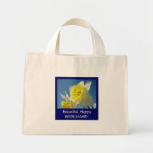 WEDDING PARTY Tote bag gifts BRIDESMAID Daffodils