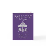 Wedding Passport Invitation to Cyprus Card