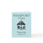 Wedding Passport Invitation to Cyprus Cards