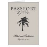Wedding Passport Invitation to Mexico Card