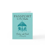 Wedding Passport Invitation to Sri Lanka cards