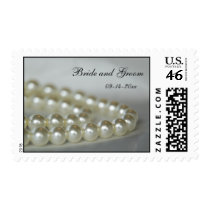 Wedding Pearls postage by loraseverson Wedding Pearls postage