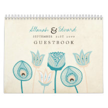 Wedding Personalized Photo Guest Book Guestbook Wall Calendars