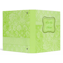 Wedding Photo Binder Green Frame