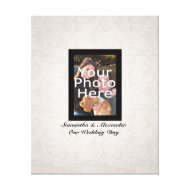Wedding Photo ~ Guest Signature Canvas Print wrappedcanvas