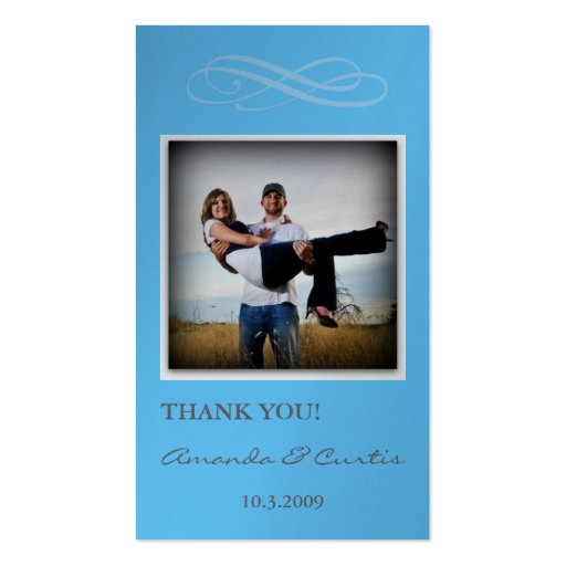 Wedding Photo Sharing Card Business Cards (front side)