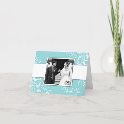 Add your wedding photo for a unique wedding thank you card and browse our