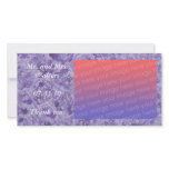 Wedding Photo thank you cards, Purple photo cards
