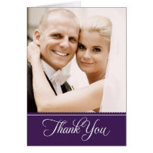 Wedding Photo Thank You Note Cards | Folded Style
