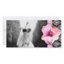 Wedding Photocard Rose Damask Pink Customized Photo Card