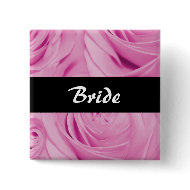 Wedding pink buttons & badges - customize button