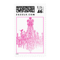 WEDDING PINK CHANDELIER STAMPS by pauletteparis WEDDING PINK CHANDELIER STAMPS