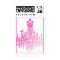 WEDDING PINK CHANDELIER STAMPS by pauletteparis WEDDING PINK CHANDELIER STAMPS