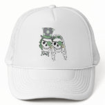 Wedding Pirate Skulls Green hats
