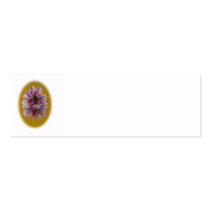 Wedding Place Name Card - Striped Daisy Gerbera Business Cards
