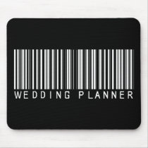Wedding Planner Bar Code mousepads by NotWorking Wedding Planner Bar Code mousepads