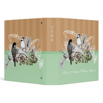 Wedding Planner Binder Vintage Love Birds by samack Wedding Planner Binder Vintage Love Birds