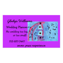 Wedding Planner-Buisness card Business Card Templates