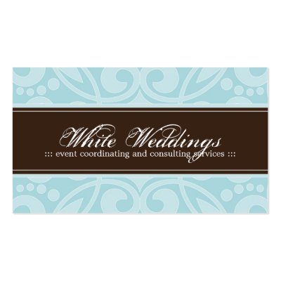 Wedding Planner Business Card